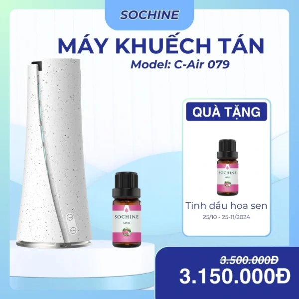 ưu đãi khi mua máy khuếch tán tinh dầu C- Air tại Sochine