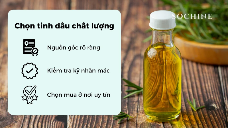 Chọn tinh dầu chất lượng