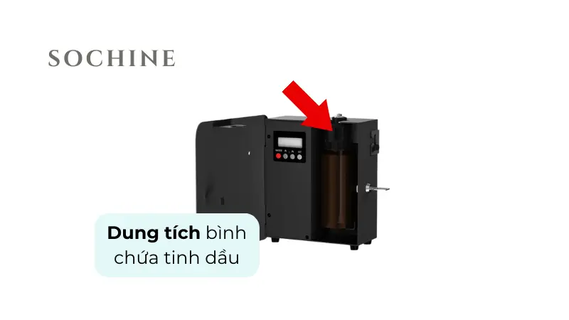 Dung tích bình chứa tinh dầu