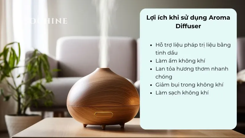 những lợi ích khi sử dụng Aroma Diffuser