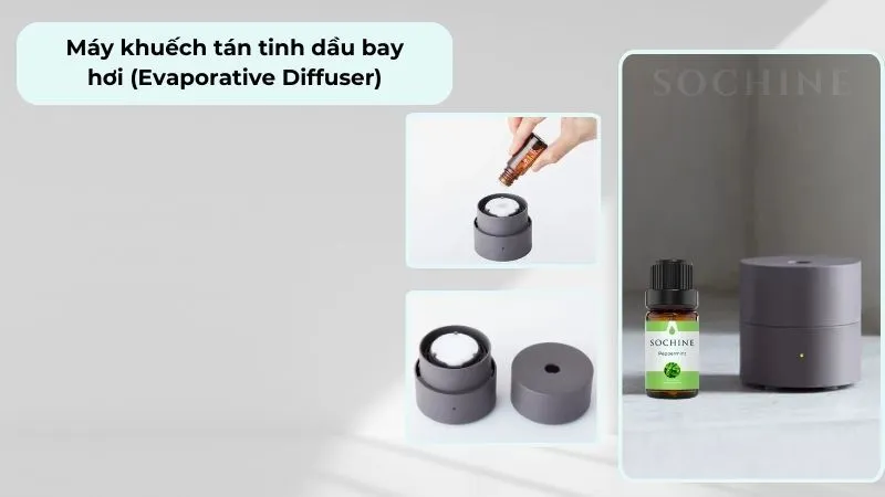 thiết bị máy khuếch tán bay hơi bằng quạt