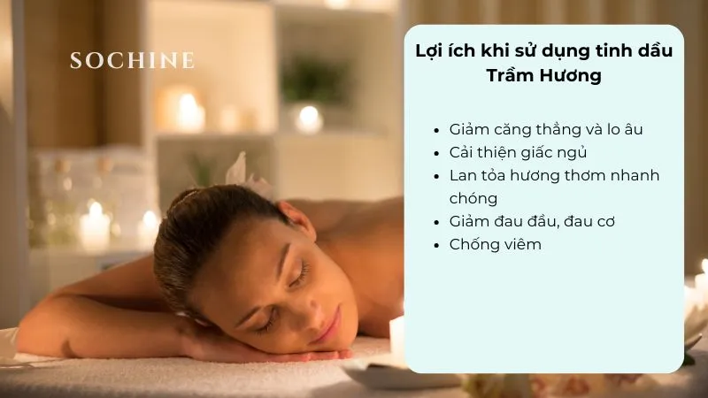 Lợi ích mà tinh dầu trầm hương mang lại